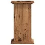 Pflanzenständer aus gealtertem Ingenieurholz 33x33x60 cm von , Topfständer - Ref: Foro24-852967, Preis: 45,13 €, Rabatt: %