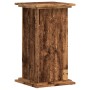 Pflanzenständer aus gealtertem Ingenieurholz 33x33x60 cm von , Topfständer - Ref: Foro24-852967, Preis: 42,07 €, Rabatt: %