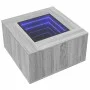 Center table and LED engineered wood in Sonoma gray 60x60x40 cm by , Coffee table - Ref: Foro24-847572, Price: 124,63 €, Disc...