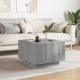 Center table and LED engineered wood in Sonoma gray 60x60x40 cm by , Coffee table - Ref: Foro24-847572, Price: 124,63 €, Disc...