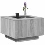 Center table and LED engineered wood in Sonoma gray 60x60x40 cm by , Coffee table - Ref: Foro24-847572, Price: 126,78 €, Disc...