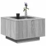 Center table and LED engineered wood in Sonoma gray 60x60x40 cm by , Coffee table - Ref: Foro24-847572, Price: 124,63 €, Disc...
