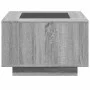 Center table and LED engineered wood in Sonoma gray 60x60x40 cm by , Coffee table - Ref: Foro24-847572, Price: 124,63 €, Disc...