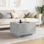 Center table and LED engineered wood in gray concrete 60x60x40cm by , Coffee table - Ref: Foro24-847570, Price: 116,41 €, Dis...