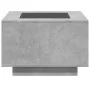 Center table and LED engineered wood in gray concrete 60x60x40cm by , Coffee table - Ref: Foro24-847570, Price: 116,41 €, Dis...