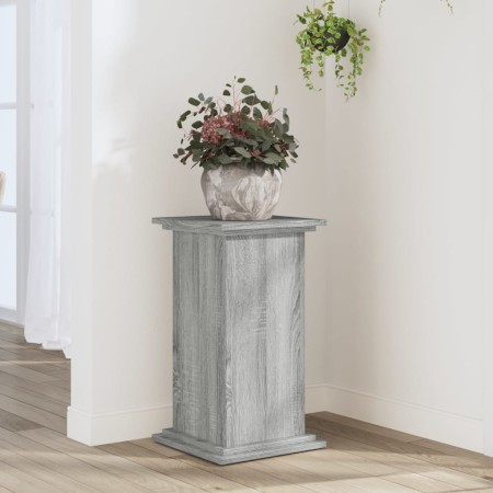 Plant stand in gray Sonoma engineered wood 33x33x60 cm by , Pot stands - Ref: Foro24-852965, Price: 39,76 €, Discount: %