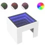 Nachttisch mit LED Infinity weiß 40x40x30 cm von , Nachttische - Ref: Foro24-3284070, Preis: 63,02 €, Rabatt: %