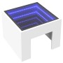 Bedside table with white LED Infinity 40x40x30 cm by , Nightstands - Ref: Foro24-3284070, Price: 63,78 €, Discount: %