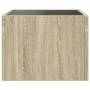 Mesita de noche con Infinity LED roble Sonoma 40x40x30 cm de , Mesitas de noche - Ref: Foro24-3284072, Precio: 56,40 €, Descu...