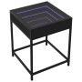 Mesita de noche con Infinity LED negra 40x40x51 cm de , Mesitas de noche - Ref: Foro24-3284091, Precio: 60,81 €, Descuento: %