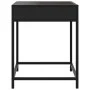 Bedside table with Infinity LED black 40x40x51 cm by , Nightstands - Ref: Foro24-3284091, Price: 59,98 €, Discount: %