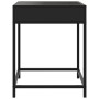 Mesita de noche con Infinity LED negra 40x40x51 cm de , Mesitas de noche - Ref: Foro24-3284091, Precio: 60,81 €, Descuento: %