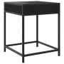 Bedside table with Infinity LED black 40x40x51 cm by , Nightstands - Ref: Foro24-3284091, Price: 59,98 €, Discount: %