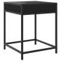 Mesita de noche con Infinity LED negra 40x40x51 cm de , Mesitas de noche - Ref: Foro24-3284091, Precio: 60,81 €, Descuento: %
