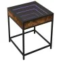 Bedside table with Infinity LED smoked oak 40x40x51 cm by , Nightstands - Ref: Foro24-3284093, Price: 52,62 €, Discount: %