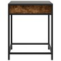 Nachttisch mit Infinity LED in geräucherter Eiche 40x40x51 cm von , Nachttische - Ref: Foro24-3284093, Preis: 53,26 €, Rabatt: %