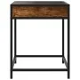 Bedside table with Infinity LED smoked oak 40x40x51 cm by , Nightstands - Ref: Foro24-3284093, Price: 52,62 €, Discount: %