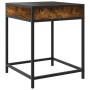 Bedside table with Infinity LED smoked oak 40x40x51 cm by , Nightstands - Ref: Foro24-3284093, Price: 53,20 €, Discount: %
