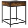 Bedside table with Infinity LED smoked oak 40x40x51 cm by , Nightstands - Ref: Foro24-3284093, Price: 52,62 €, Discount: %