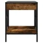 Bedside table with Infinity LED smoked oak 40x40x49 cm by , Nightstands - Ref: Foro24-3284098, Price: 64,25 €, Discount: %