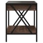Bedside table with Infinity LED brown oak 40x40x49 cm by , Nightstands - Ref: Foro24-3284100, Price: 68,59 €, Discount: %