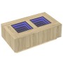 Coffee table with Infinity LED Sonoma oak 116x69x40 cm by , Coffee table - Ref: Foro24-3284058, Price: 168,64 €, Discount: %