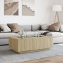 Coffee table with Infinity LED Sonoma oak 116x69x40 cm by , Coffee table - Ref: Foro24-3284058, Price: 168,64 €, Discount: %