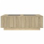 Coffee table with Infinity LED Sonoma oak 116x69x40 cm by , Coffee table - Ref: Foro24-3284058, Price: 168,64 €, Discount: %