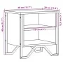 Bedside table made of Sonoma oak engineered wood, measuring 40x30x40 cm. by , Nightstands - Ref: Foro24-848497, Price: 52,14 ...