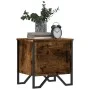 Bedside tables 2 units smoked oak engineered wood 40x30x40 cm by , Nightstands - Ref: Foro24-848519, Price: 49,82 €, Discount: %