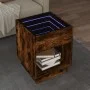 Mitteltisch mit Infinity LED in geräucherter Eiche 40x40x50 cm von , Couchtisch - Ref: Foro24-847648, Preis: 69,33 €, Rabatt: %