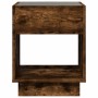 Mitteltisch mit Infinity LED in geräucherter Eiche 40x40x50 cm von , Couchtisch - Ref: Foro24-847648, Preis: 70,40 €, Rabatt: %