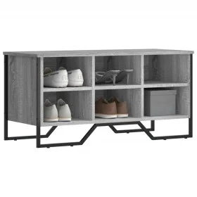 Ingenieurholzschuhregal in Sonoma-Grau 90x38x45,5 cm von , Schuhregale und Schuhorganisatoren - Ref: Foro24-848642, Preis: 56...