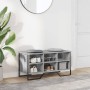 Engineered wood gray Sonoma shoerack 90x38x45.5 cm by , Shoe racks and shoe organizers - Ref: Foro24-848642, Price: 56,91 €, ...