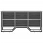 Engineered wood gray Sonoma shoerack 90x38x45.5 cm by , Shoe racks and shoe organizers - Ref: Foro24-848642, Price: 56,91 €, ...