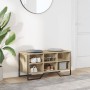 Engineered wood shoe rack in Sonoma oak, 90x38x45.5 cm by , Shoe racks and shoe organizers - Ref: Foro24-848640, Price: 55,43...