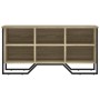 Engineered wood shoe rack in Sonoma oak, 90x38x45.5 cm by , Shoe racks and shoe organizers - Ref: Foro24-848640, Price: 55,43...