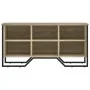 Zapatero de madera de ingeniería roble Sonoma 90x38x45,5 cm de , Zapateros y organizadores de calzado - Ref: Foro24-848640, P...