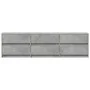 TV stand with LED lights, engineered wood in gray concrete finish, 180x34x50 cm. by , TV Furniture - Ref: Foro24-3307929, Pri...