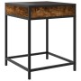 Coffee table with Infinity LED smoked oak 40x40x51 cm by , Coffee table - Ref: Foro24-847674, Price: 53,26 €, Discount: %