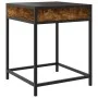 Mesa de centro con Infinity LED roble ahumado 40x40x51 cm de , Mesas de centro - Ref: Foro24-847674, Precio: 52,61 €, Descuen...
