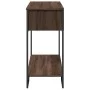 Ingenieurholz-Konsolentisch in Eichenbraun 100x35x74,5 cm von , Seitentische - Ref: Foro24-848533, Preis: 53,03 €, Rabatt: %