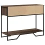 Ingenieurholz-Konsolentisch in Eichenbraun 100x35x74,5 cm von , Seitentische - Ref: Foro24-848533, Preis: 53,03 €, Rabatt: %