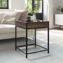 Coffee table with Infinity LED brown oak 40x40x51 cm by , Coffee table - Ref: Foro24-847676, Price: 54,39 €, Discount: %
