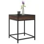 Coffee table with Infinity LED brown oak 40x40x51 cm by , Coffee table - Ref: Foro24-847676, Price: 54,39 €, Discount: %