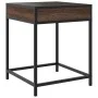 Coffee table with Infinity LED brown oak 40x40x51 cm by , Coffee table - Ref: Foro24-847676, Price: 54,39 €, Discount: %