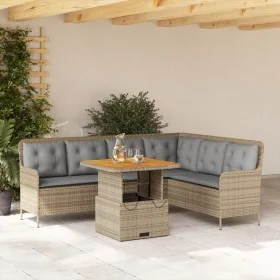 Garden sofa set 2 pieces and brown synthetic rattan cushions by , Garden sets - Ref: Foro24-3262081, Price: 496,58 €, Discoun...