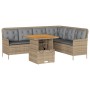 Set de sofás de jardín 2 pzas y cojines ratán sintético marrón de , Conjuntos de jardín - Ref: Foro24-3262081, Precio: 449,93...