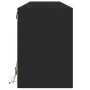 Wall-mounted TV stand with LED lights black 180x31x45 cm by , TV Furniture - Ref: Foro24-3307934, Price: 154,90 €, Discount: %