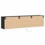 Schwarzer TV-Wandschrank mit LED-Beleuchtung 180x31x45 cm. von , TV-Möbel - Ref: Foro24-3307934, Preis: 157,43 €, Rabatt: %